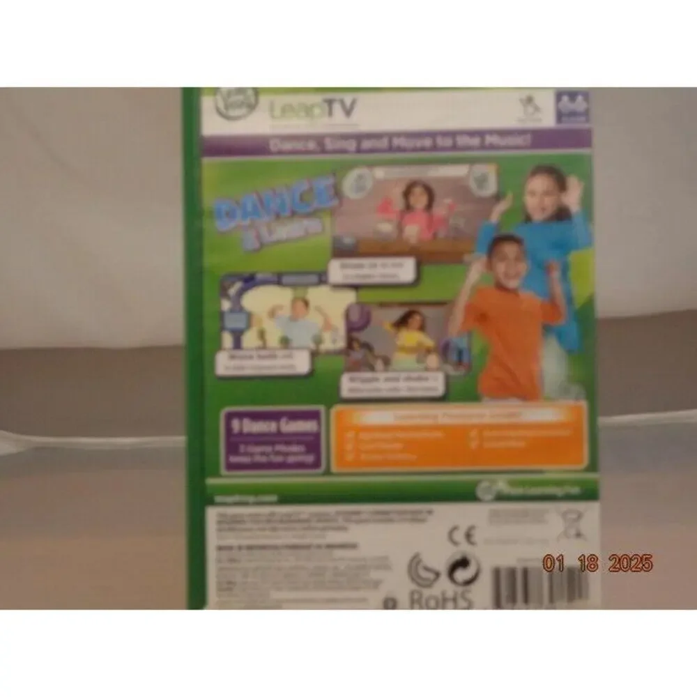 Leap Frog Leap‎ TV Dance & Learn Reading 4-7 Years Educational Active Video Game